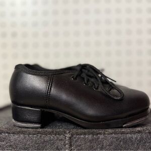 Unisex Kids Black Tap Dance Shoes size 11C